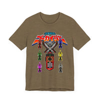 Gokaiger Gokai Change Super Sentai T Shirt Custom Graphic Art Cosplay Shirts Power Rangers Retro Vintage 90s Tee