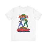 Legendary Izumi Green Ranger Changeman Blue Super Sentai T Shirt Custom Graphic Art Cosplay Shirts Power Rangers Retro Vintage Tee