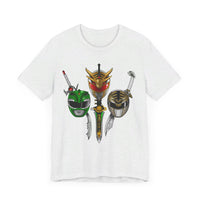 Ranger Evolution Super Sentai T Shirt Custom Graphic Art Cosplay Shirts Power Rangers Retro Vintage 90s Tee