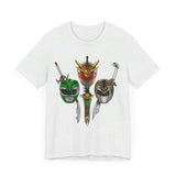 Ranger Evolution Super Sentai T Shirt Custom Graphic Art Cosplay Shirts Power Rangers Retro Vintage 90s Tee