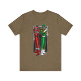 BFF Rangers Super Sentai T Shirt Custom Graphic Art Cosplay Shirts Green Ranger Power Rangers Retro Vintage 90s Tee
