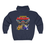 Zyuranger Daizyujun Full Zip Hoodie Super Sentai T Shirt Custom Graphic Art Cosplay Shirts Power Rangers Retro Vintage 90s Tee