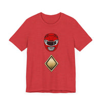 MMPR Red Dragon Shield Super Sentai T Shirt Custom Graphic Art Cosplay Shirts Power Rangers Retro Vintage 90s Tee