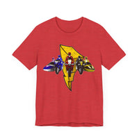 Battle Bikes Vintage Style Super Sentai T Shirt Custom Graphic Art Cosplay Shirts Power Rangers Retro  90s Tee