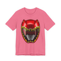 Kyoryuger Red Helmet  Super Sentai T Shirt Custom Graphic Art Cosplay Shirts Power Rangers Retro Vintage 90s Tee