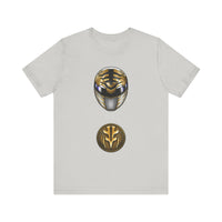 MMPR White Ranger Helmet Super Sentai T Shirt Custom Graphic Art Cosplay Shirts Power Rangers Retro Vintage 90s Tee