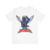 Gokaiger Blue Roll Call Super Sentai T Shirt Custom Graphic Art Cosplay Shirts Power Rangers Retro Vintage 90s Tee