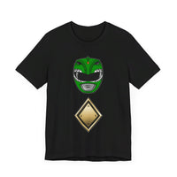 MMPR Green Helmet Super Sentai T Shirt Custom Graphic Art Cosplay Shirts Power Rangers Retro Vintage 90s Tee
