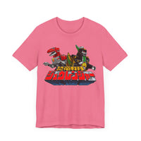 Zyurangers Red Green Mechas Super Sentai T Shirt Custom Graphic Art Cosplay Shirts Power Rangers Retro Vintage 90s Tee