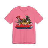 Zyurangers Red Green Mechas Super Sentai T Shirt Custom Graphic Art Cosplay Shirts Power Rangers Retro Vintage 90s Tee