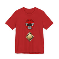 MMPR Red Dragon Shield Super Sentai T Shirt Custom Graphic Art Cosplay Shirts Power Rangers Retro Vintage 90s Tee