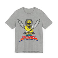 Gokaiger Yellow Roll Call  Super Sentai T Shirt Custom Graphic Art Cosplay Shirts Power Rangers Retro Vintage 90s Tee
