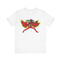Kyoryu Red Super Sentai T Shirt Custom Graphic Art Cosplay Shirts Power Rangers Retro Vintage 90s Tee
