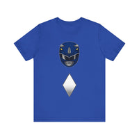 Blue Helmet Super Sentai T Shirt Custom Graphic Art Cosplay Shirts Power Rangers Retro Vintage 90s Tee