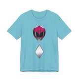 MMPR Pink Helmet Super Sentai T Shirt Custom Graphic Art Cosplay Shirts Power Rangers Retro Vintage 90s Tee