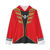 Gokaiger Red Hoodie (Full Print) Super Sentai T Shirt Custom Graphic Art Cosplay Shirts Power Rangers Retro Vintage 90s Tee
