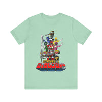 Zyuranger Super Sentai T Shirt Custom Graphic Art Cosplay Shirts Power Rangers Retro Vintage 90s Tee