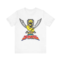 Gokaiger Yellow Roll Call  Super Sentai T Shirt Custom Graphic Art Cosplay Shirts Power Rangers Retro Vintage 90s Tee