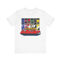 Zyuranger Super Sentai T Shirt Custom Graphic Art Cosplay Shirts Power Rangers Retro Vintage 90s Tee