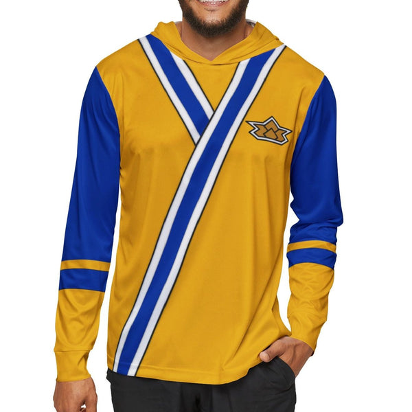 Shinkenger Gold Hoodie (Full Print) Super Sentai T Shirt Custom Graphic Art Cosplay Shirts Power Rangers Retro Vintage 90s Tee