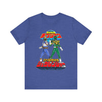 Legendary Izumi Green Ranger Changeman Blue Super Sentai T Shirt Custom Graphic Art Cosplay Shirts Power Rangers Retro Vintage Tee