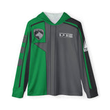 SPD Green Hoodie (Full Print) Lightweight, Breathable, workout, pull over, fitness Hoodie Super Sentai Custom