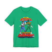 Legendary Izumi Green Ranger Changeman Blue Super Sentai T Shirt Custom Graphic Art Cosplay Shirts Power Rangers Retro Vintage Tee