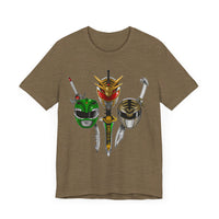 Ranger Evolution Super Sentai T Shirt Custom Graphic Art Cosplay Shirts Power Rangers Retro Vintage 90s Tee