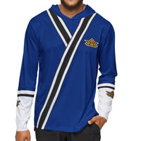 Shinkenger Blue Hoodie (Full Print) Super Sentai T Shirt Custom Graphic Art Cosplay Shirts Power Rangers Samurai Retro Vintage 90s Tee