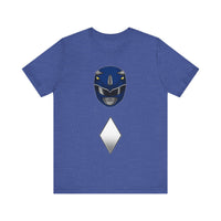 Blue Helmet Super Sentai T Shirt Custom Graphic Art Cosplay Shirts Power Rangers Retro Vintage 90s Tee