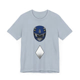 Blue Helmet Super Sentai T Shirt Custom Graphic Art Cosplay Shirts Power Rangers Retro Vintage 90s Tee