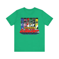Zyuranger Super Sentai T Shirt Custom Graphic Art Cosplay Shirts Power Rangers Retro Vintage 90s Tee