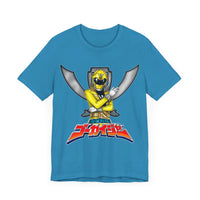 Gokaiger Yellow Roll Call  Super Sentai T Shirt Custom Graphic Art Cosplay Shirts Power Rangers Retro Vintage 90s Tee