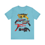 Sentai Blasters Super Sentai T Shirt Custom Graphic Art Cosplay Shirts Power Rangers Retro Vintage 90s Tee