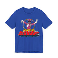 Pink Zyuranger Super Sentai T Shirt Custom Graphic Art Cosplay Shirts Power Rangers Retro Vintage 90s Tee