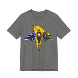 Battle Bikes Vintage Style Super Sentai T Shirt Custom Graphic Art Cosplay Shirts Power Rangers Retro  90s Tee
