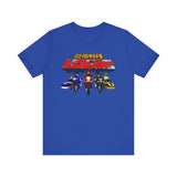 Zyuranger Bikes Super Sentai T Shirt Custom Graphic Art Cosplay Shirts Power Rangers Retro Vintage 90s Tee