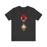 MMPR Red Dragon Shield Super Sentai T Shirt Custom Graphic Art Cosplay Shirts Power Rangers Retro Vintage 90s Tee
