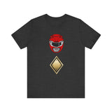 MMPR Red Dragon Shield Super Sentai T Shirt Custom Graphic Art Cosplay Shirts Power Rangers Retro Vintage 90s Tee