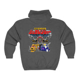 Zyuranger Daizyujun Full Zip Hoodie Super Sentai T Shirt Custom Graphic Art Cosplay Shirts Power Rangers Retro Vintage 90s Tee