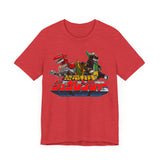 Zyurangers Red Green Mechas Super Sentai T Shirt Custom Graphic Art Cosplay Shirts Power Rangers Retro Vintage 90s Tee