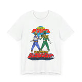 Legendary Izumi Green Ranger Changeman Blue Super Sentai T Shirt Custom Graphic Art Cosplay Shirts Power Rangers Retro Vintage Tee