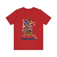 Zyuranger Super Sentai T Shirt Custom Graphic Art Cosplay Shirts Power Rangers Retro Vintage 90s Tee
