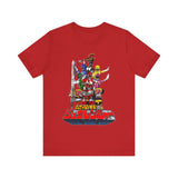 Zyuranger Super Sentai T Shirt Custom Graphic Art Cosplay Shirts Power Rangers Retro Vintage 90s Tee