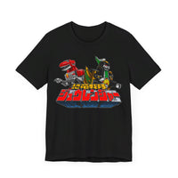 Zyurangers Red Green Mechas Super Sentai T Shirt Custom Graphic Art Cosplay Shirts Power Rangers Retro Vintage 90s Tee