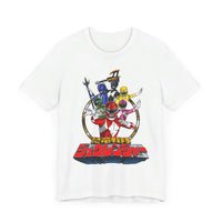 Zyuranger Team Super Sentai T Shirt Custom Graphic Art Cosplay Shirts Power Rangers Retro Vintage 90s Tee