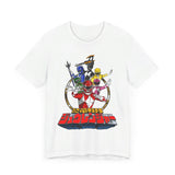Zyuranger Team Super Sentai T Shirt Custom Graphic Art Cosplay Shirts Power Rangers Retro Vintage 90s Tee