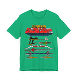 Zyuranger Gear Super Sentai T Shirt Custom Graphic Art Cosplay Shirts Power Rangers Retro Vintage 90s Tee