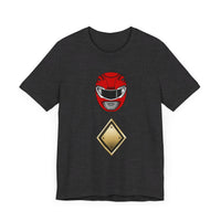 MMPR Red Dragon Shield Super Sentai T Shirt Custom Graphic Art Cosplay Shirts Power Rangers Retro Vintage 90s Tee