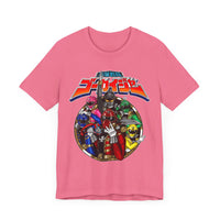 Gokaiger Team Super Sentai T Shirt Custom Graphic Art Cosplay Shirts Power Rangers Retro Vintage 90s Tee